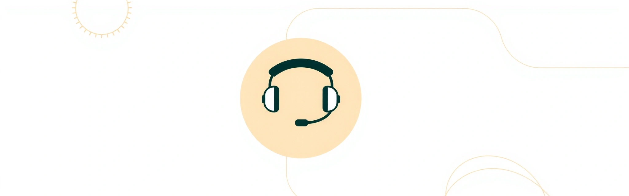 Customer support headset symbolizing frequently asked questions